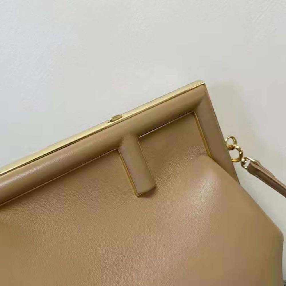 Fendi Women First Small Beige Leather Bag - image 7