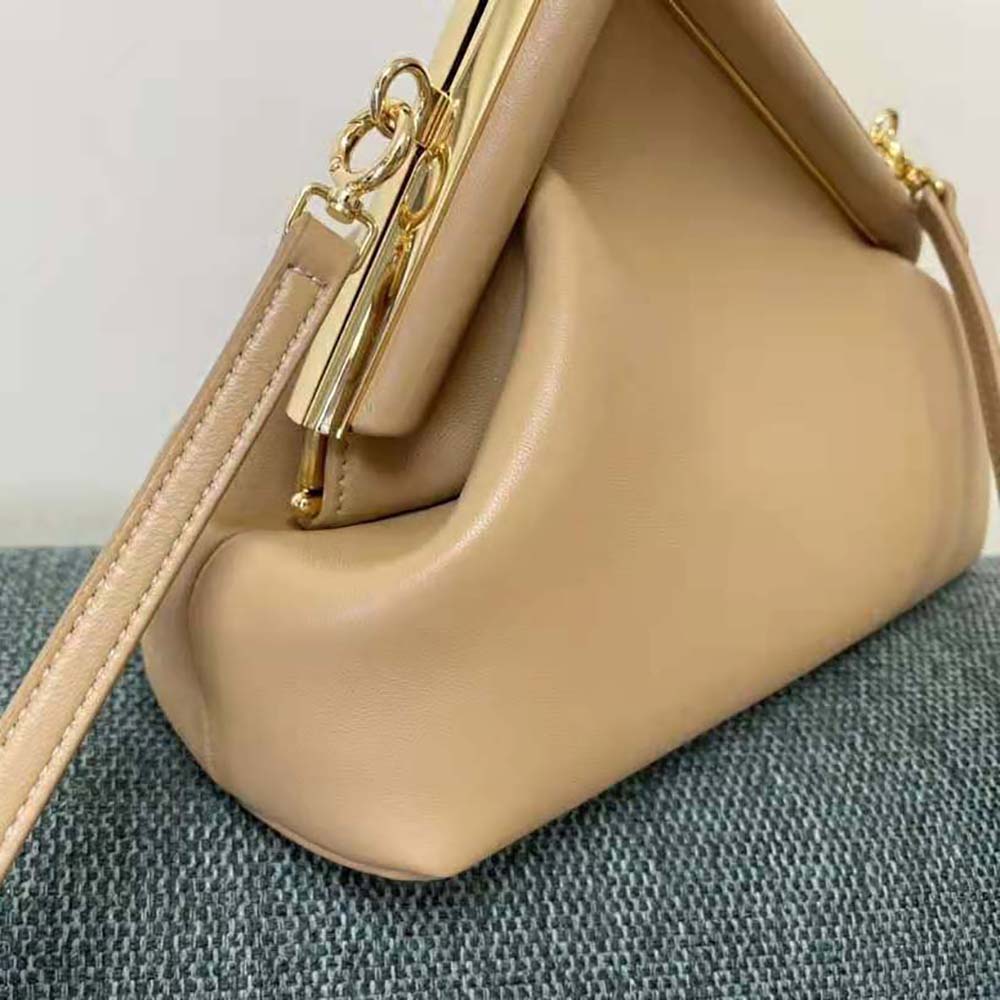 Fendi Women First Small Beige Leather Bag - image 6
