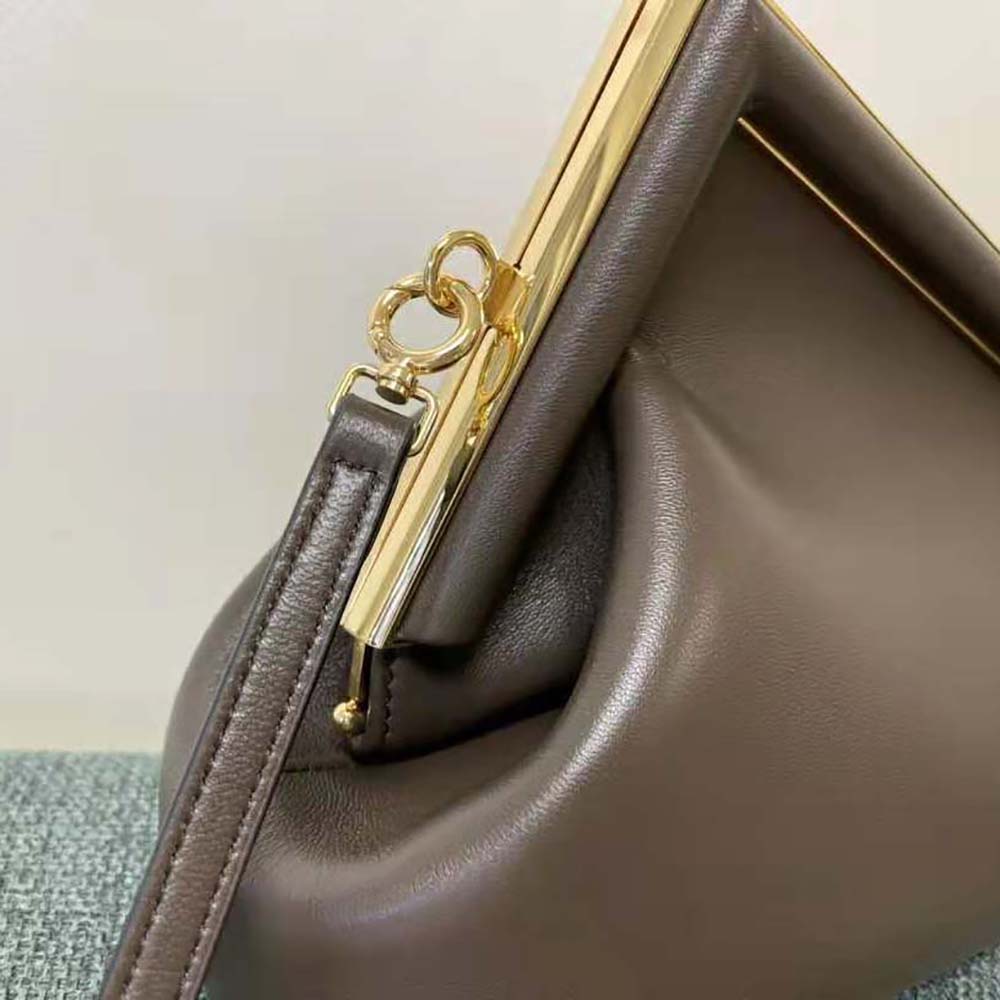 Fendi Women First Small Dark Brown Leather Bag - image 6