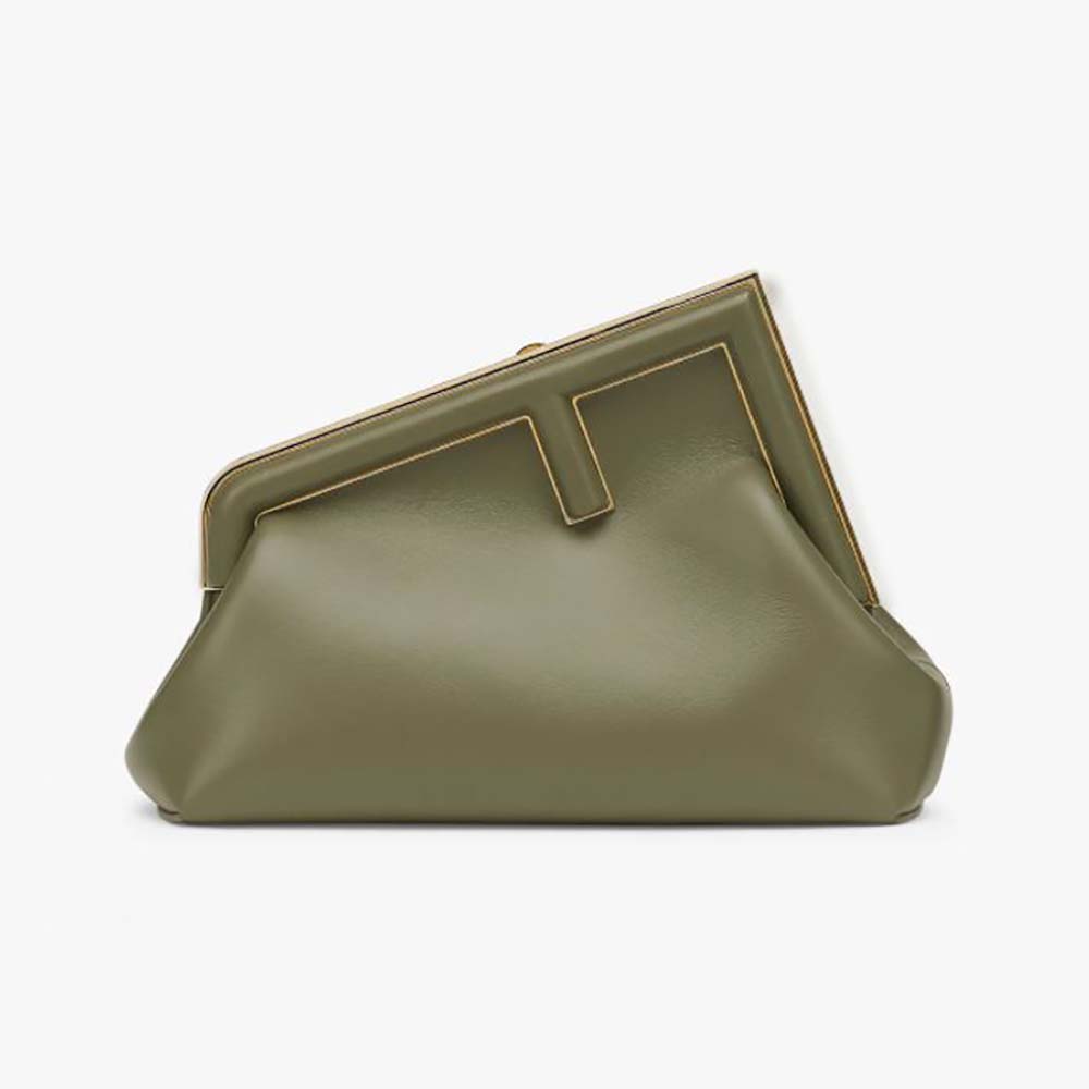 Fendi Women First Small Dark Green Leather Bag - image 1