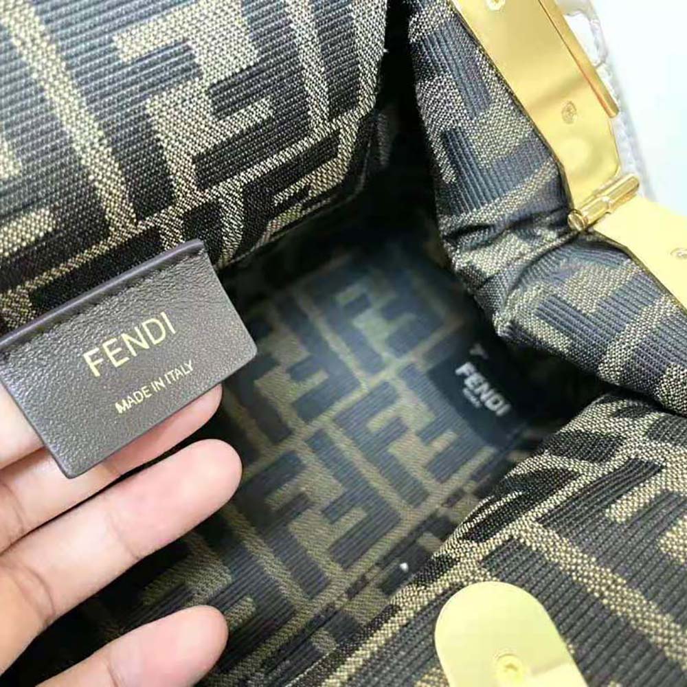 Fendi Women First Small White Leather Bag - image 10