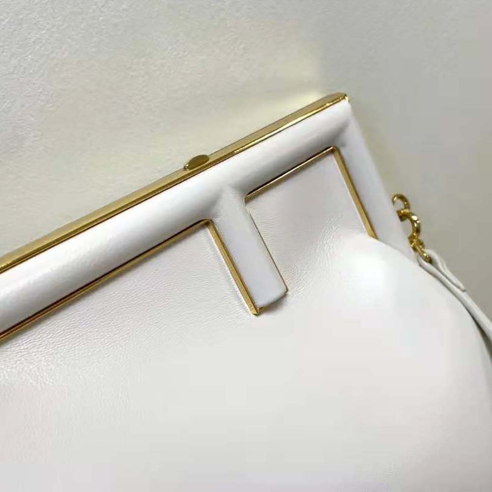 Fendi Women First Small White Leather Bag - image 4
