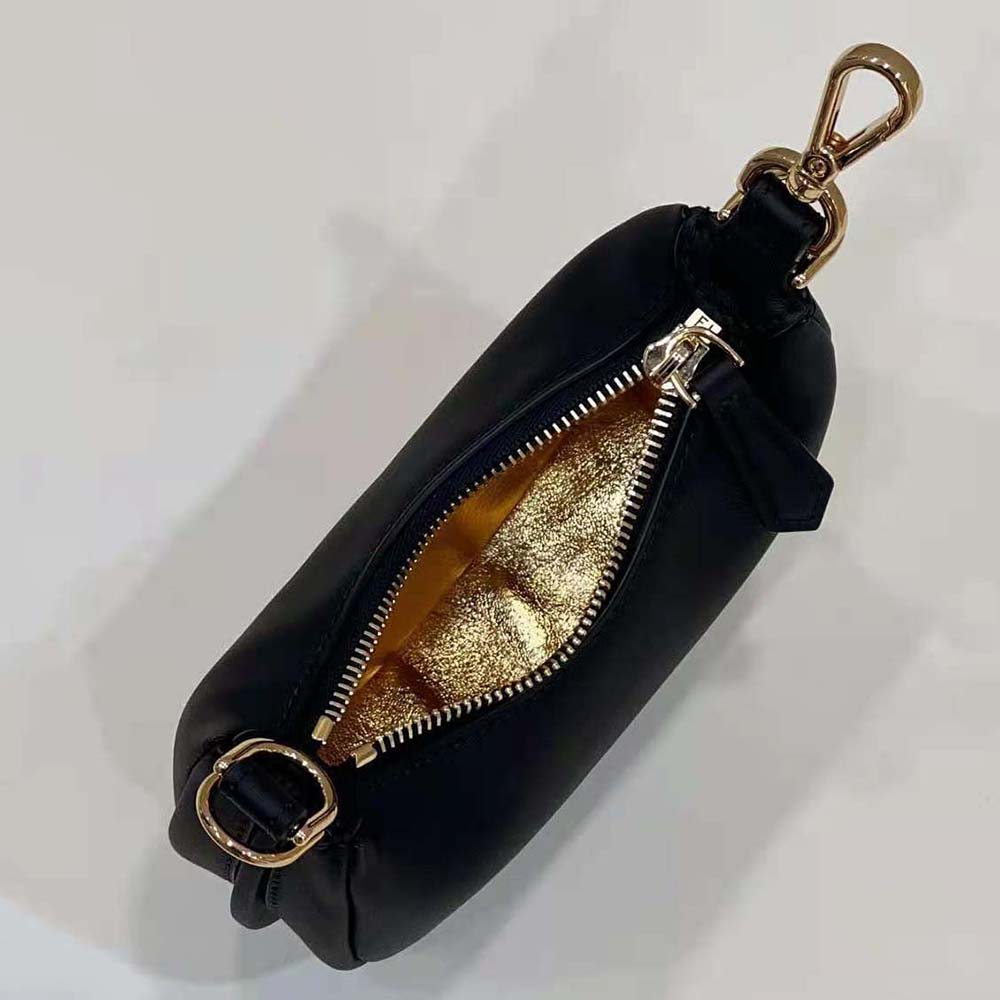 Fendi Women Nano Fendigraphy Black Leather Charm - image 7