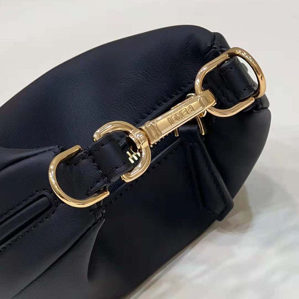 Fendi Women Nano Fendigraphy Black Leather Charm - image 9