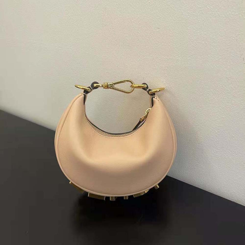 Fendi Women Nano Fendigraphy Light Pink Leather Charm - image 2