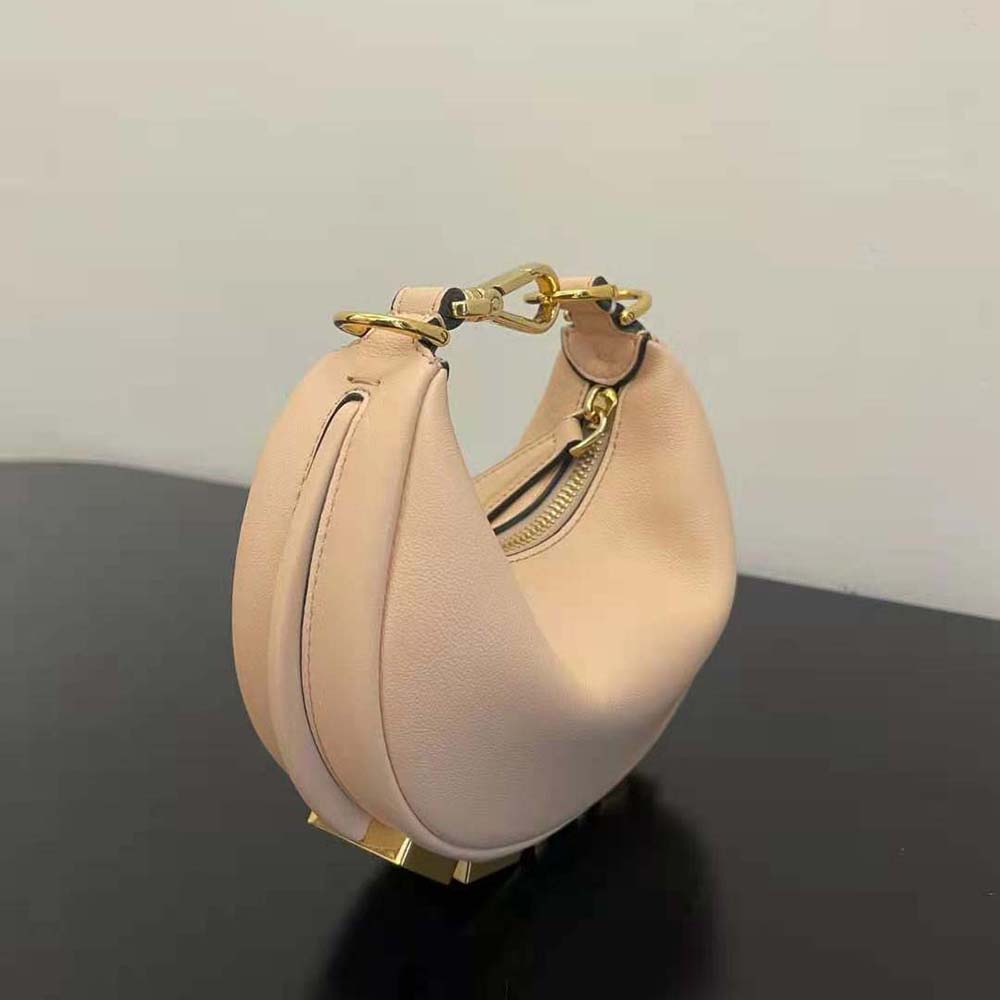 Fendi Women Nano Fendigraphy Light Pink Leather Charm - image 4