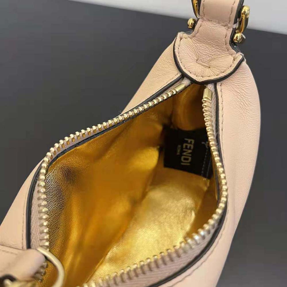 Fendi Women Nano Fendigraphy Light Pink Leather Charm - image 10