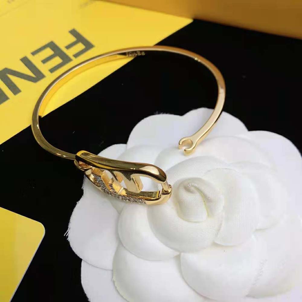 Fendi Women O Lock Bracelet Gold-Colored Bracelet - image 7
