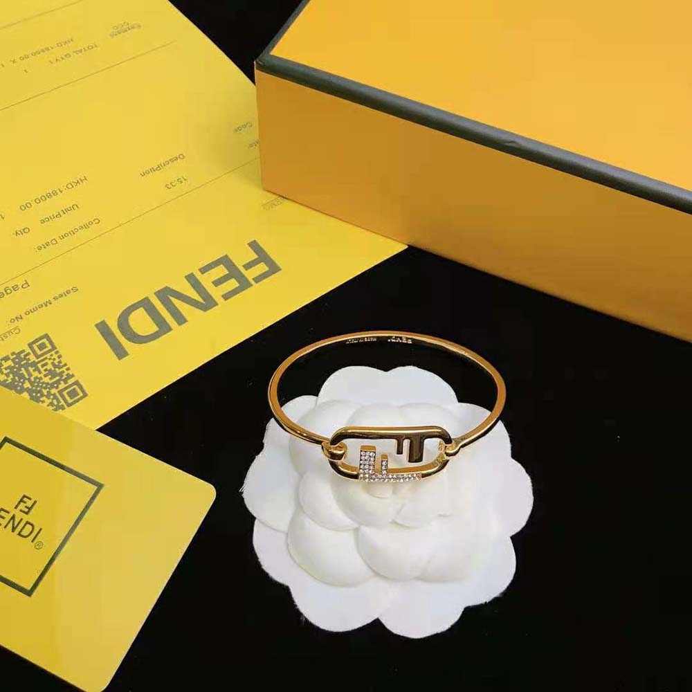 Fendi Women O Lock Bracelet Gold-Colored Bracelet - image 6
