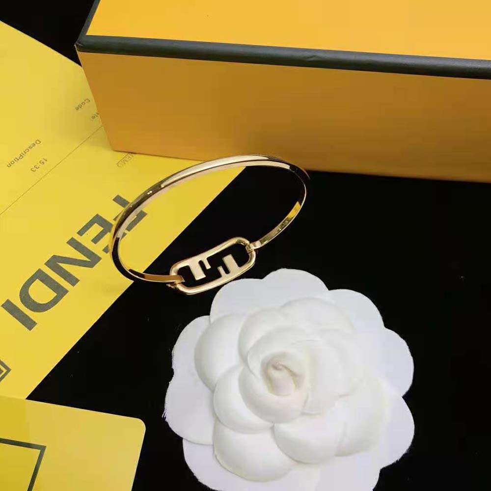 Fendi Women O Lock Bracelet Gold-Colored Bracelet - image 5