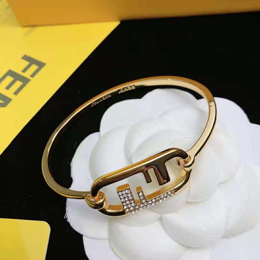 Fendi Women O Lock Bracelet Gold-Colored Bracelet - image 4