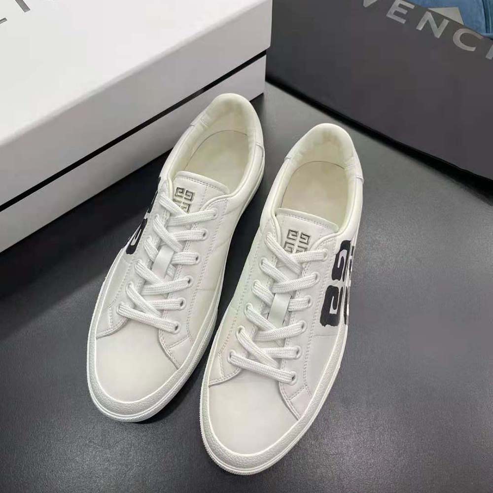 Givenchy Men Sneakers City Sport in Leather with Tag Effect 4g Print - image 4
