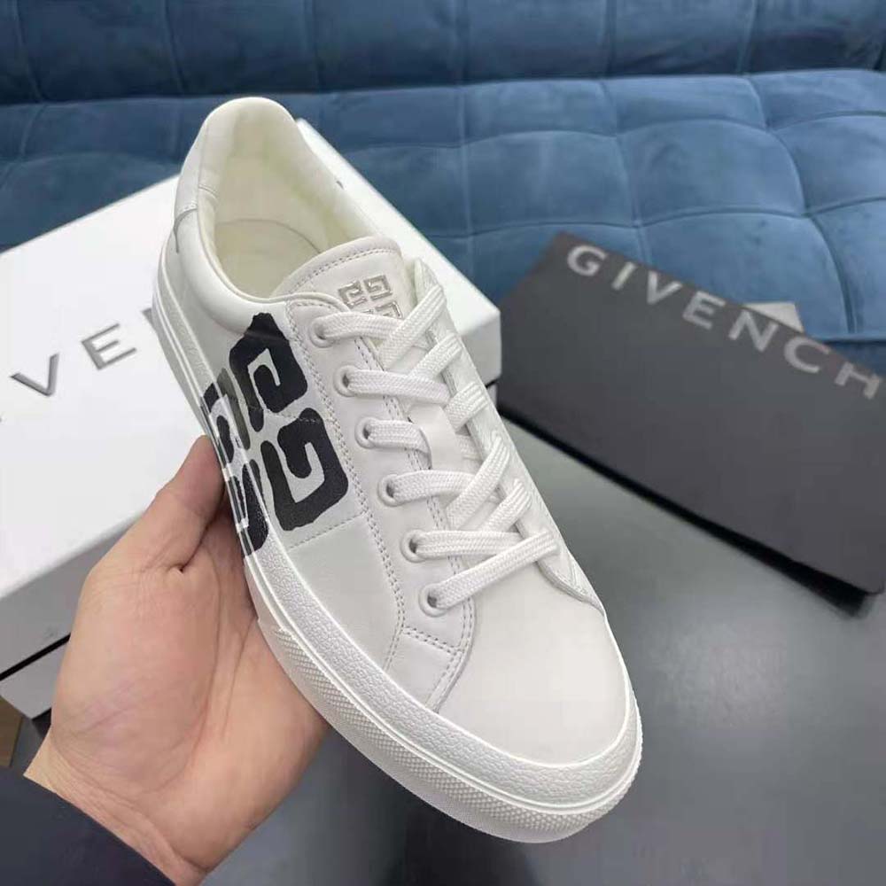 Givenchy Men Sneakers City Sport in Leather with Tag Effect 4g Print - image 7