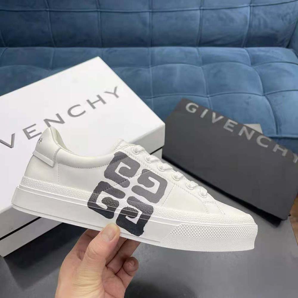 Givenchy Men Sneakers City Sport in Leather with Tag Effect 4g Print - image 8