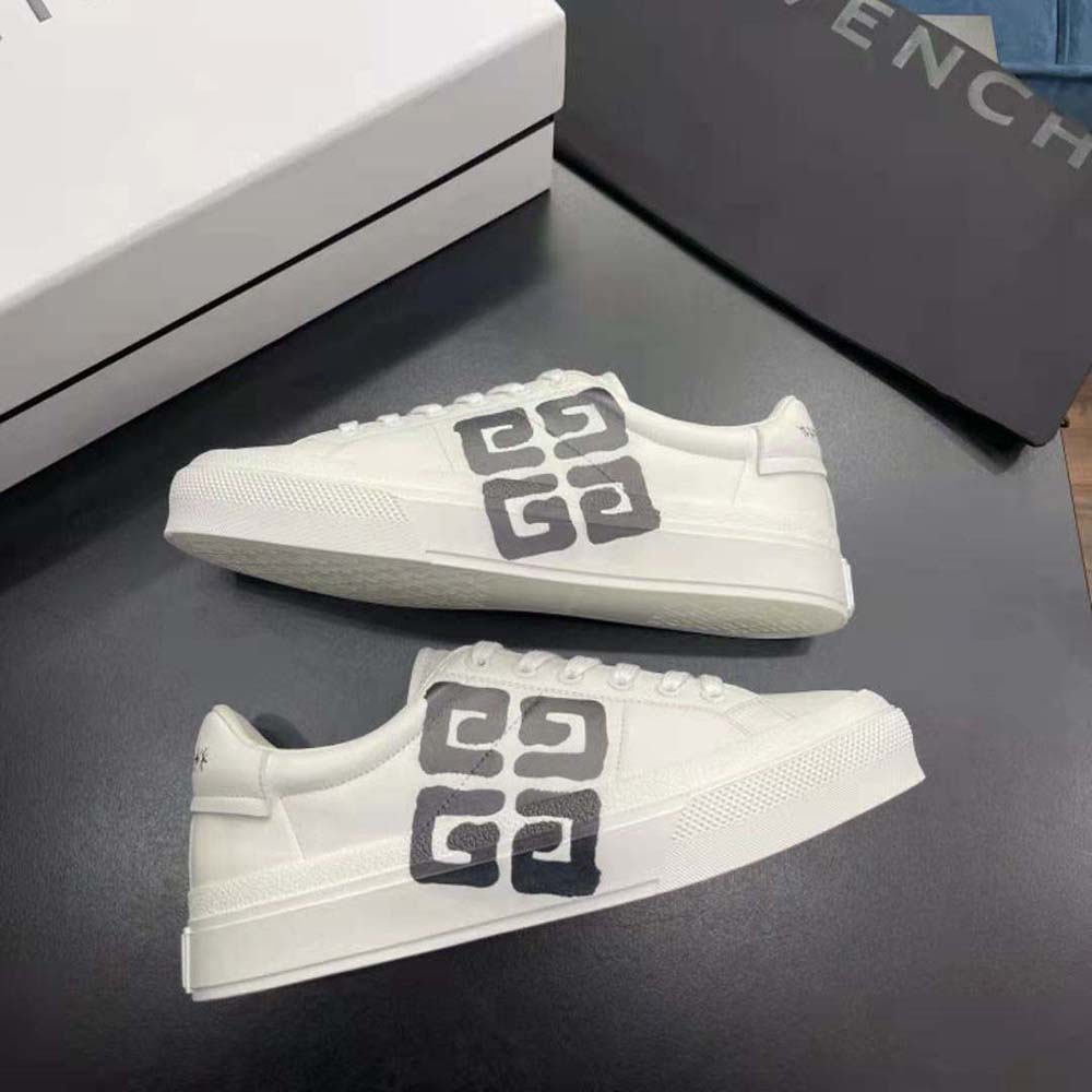 Givenchy Men Sneakers City Sport in Leather with Tag Effect 4g Print - image 5