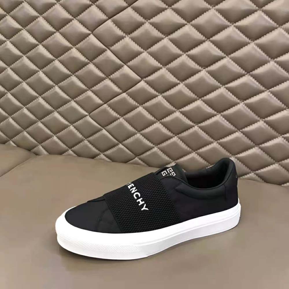 Givenchy Women Sneakers in Leather with Givenchy Webbing-Black - image 6