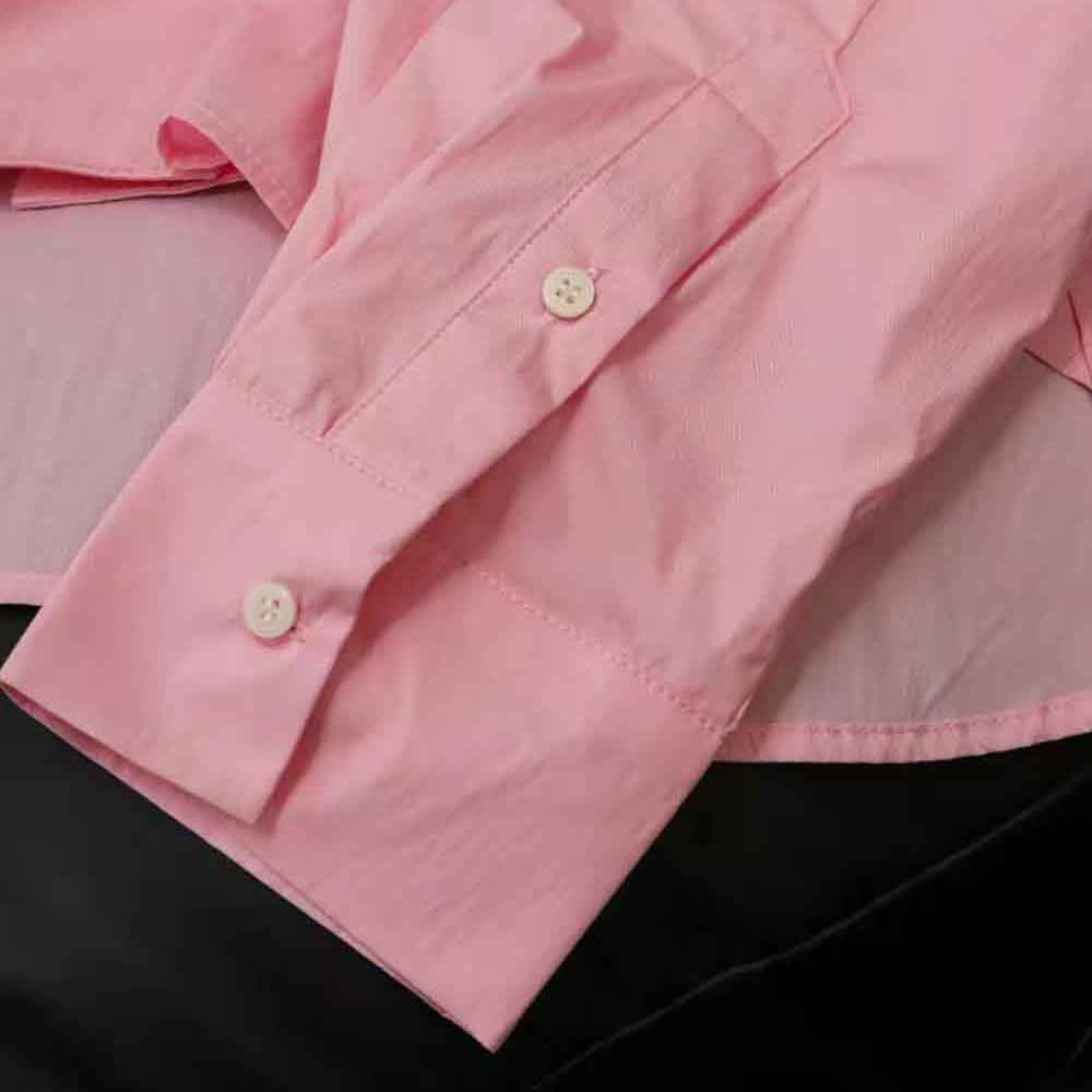 Loewe Women Anagram Pyjama Blouse in Cotton-Pink - image 6
