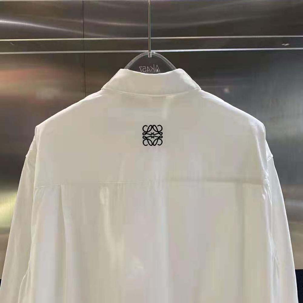 Loewe Women Kaonashi Shirt in Cotton-White - image 5