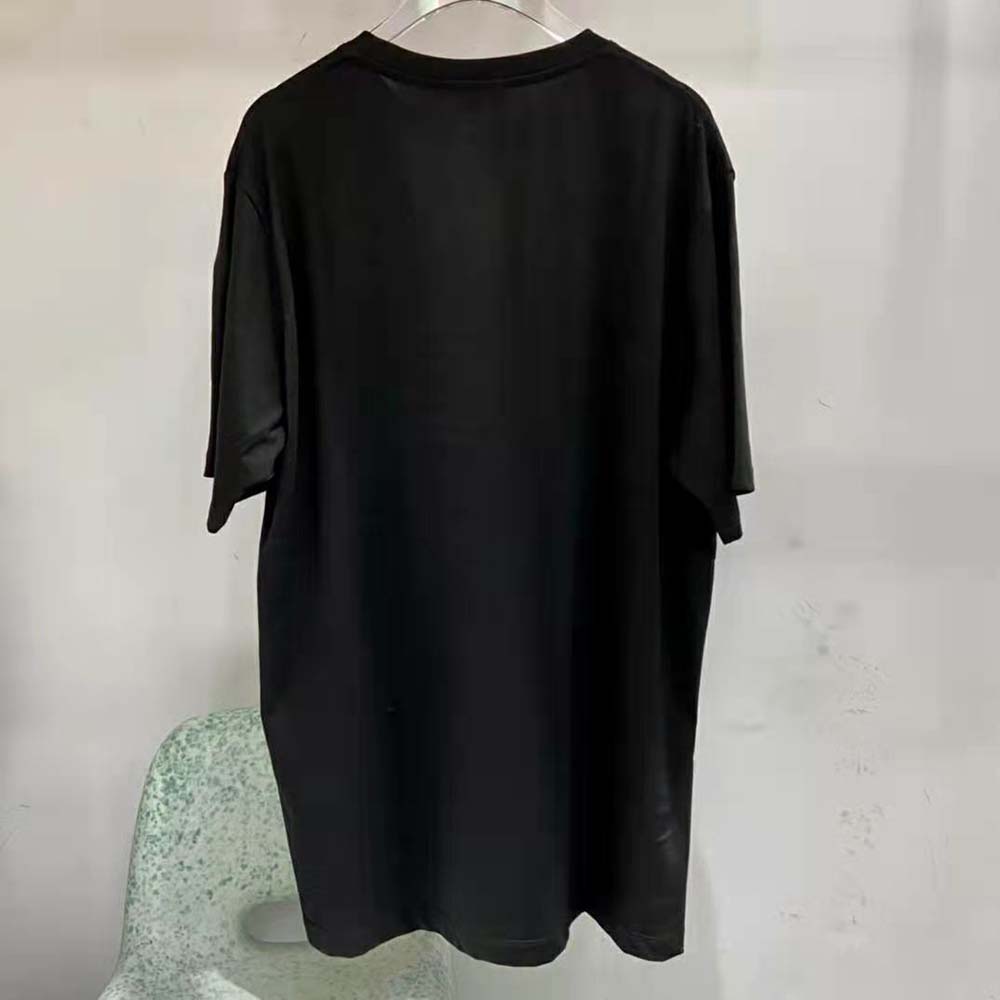 Side angle showing relaxed fit of Loewe Women LOEWE Neon T-shirt