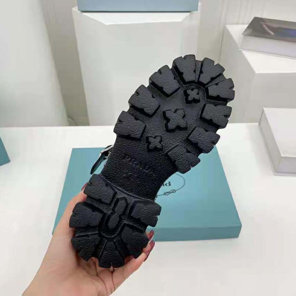 Prada Women Foam Rubber Sandals in 55 mm Heel Height-Black - image 8