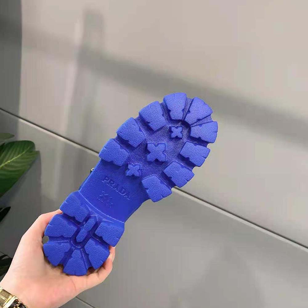 Prada Women Foam Rubber Sandals in 55 mm Heel Height-Blue - image 8