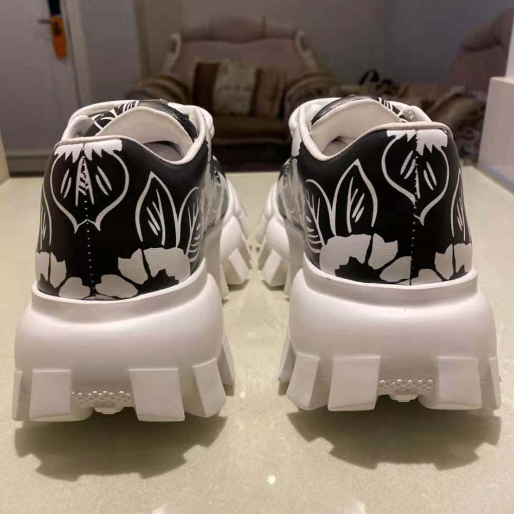 Prada Women Printed Nylon Sneakers-Black - image 10