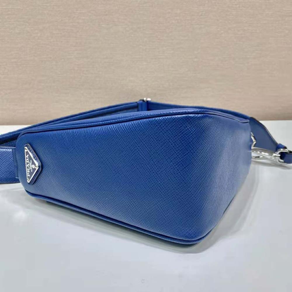 Prada Women Saffiano Prada Triangle Bag-Navy - image 6