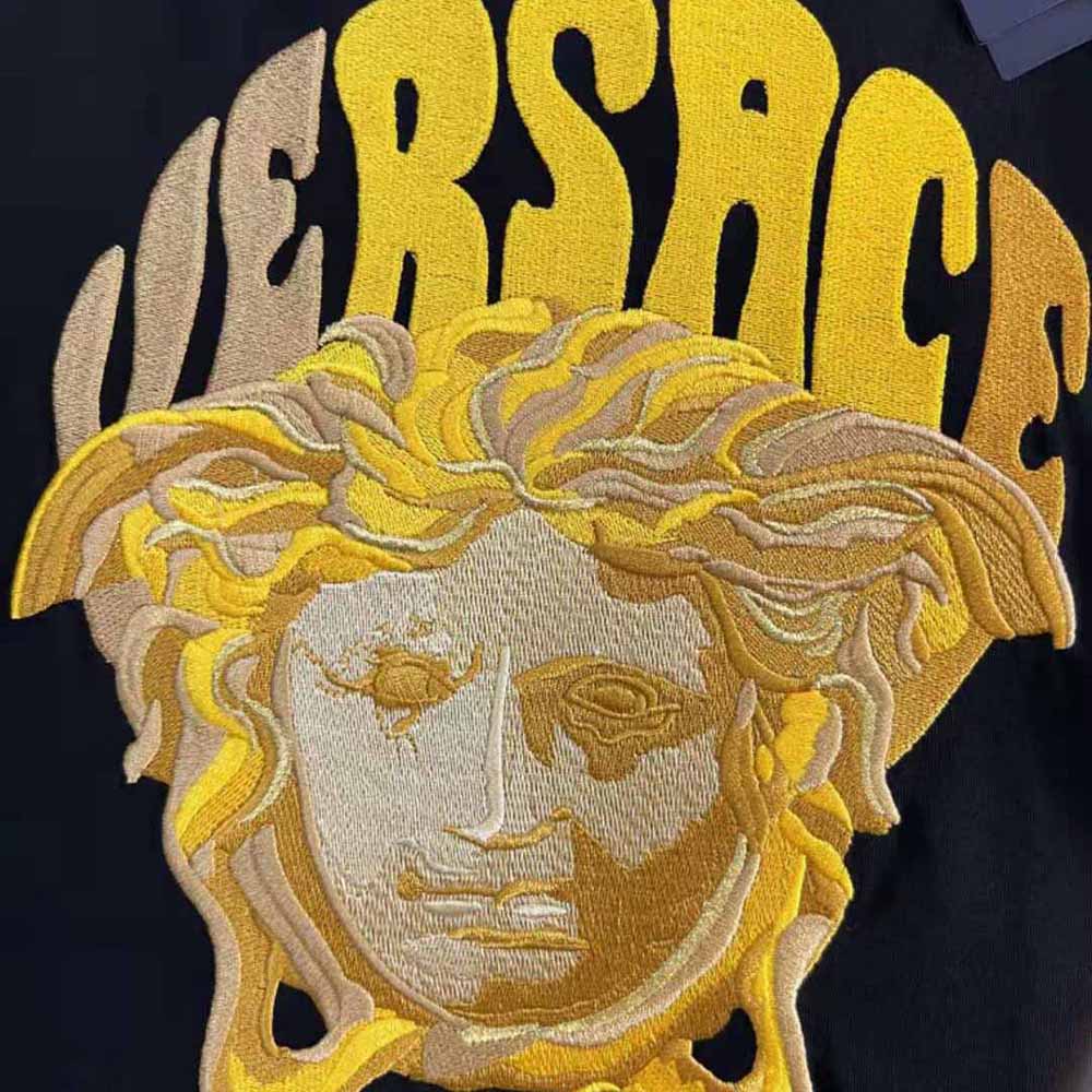 Versace Women Medusa Music T-Shirt in Cotton-Black - image 5