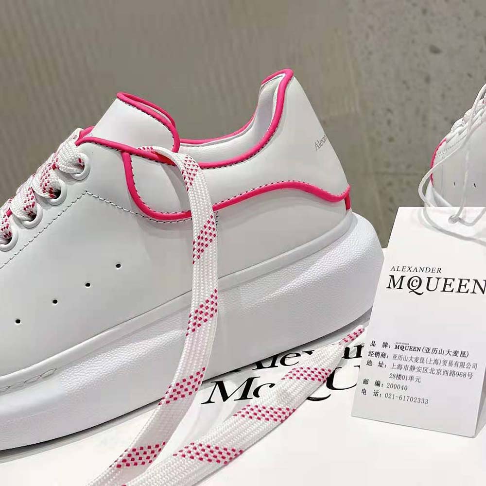 Alexander Mcqueen Women Oversized Sneaker in Neon Pink - image 9