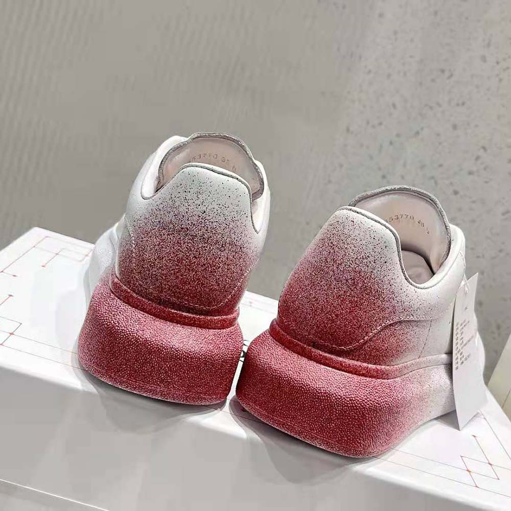 Alexander Mcqueen Women Oversized Sneaker in White/Pink - image 10