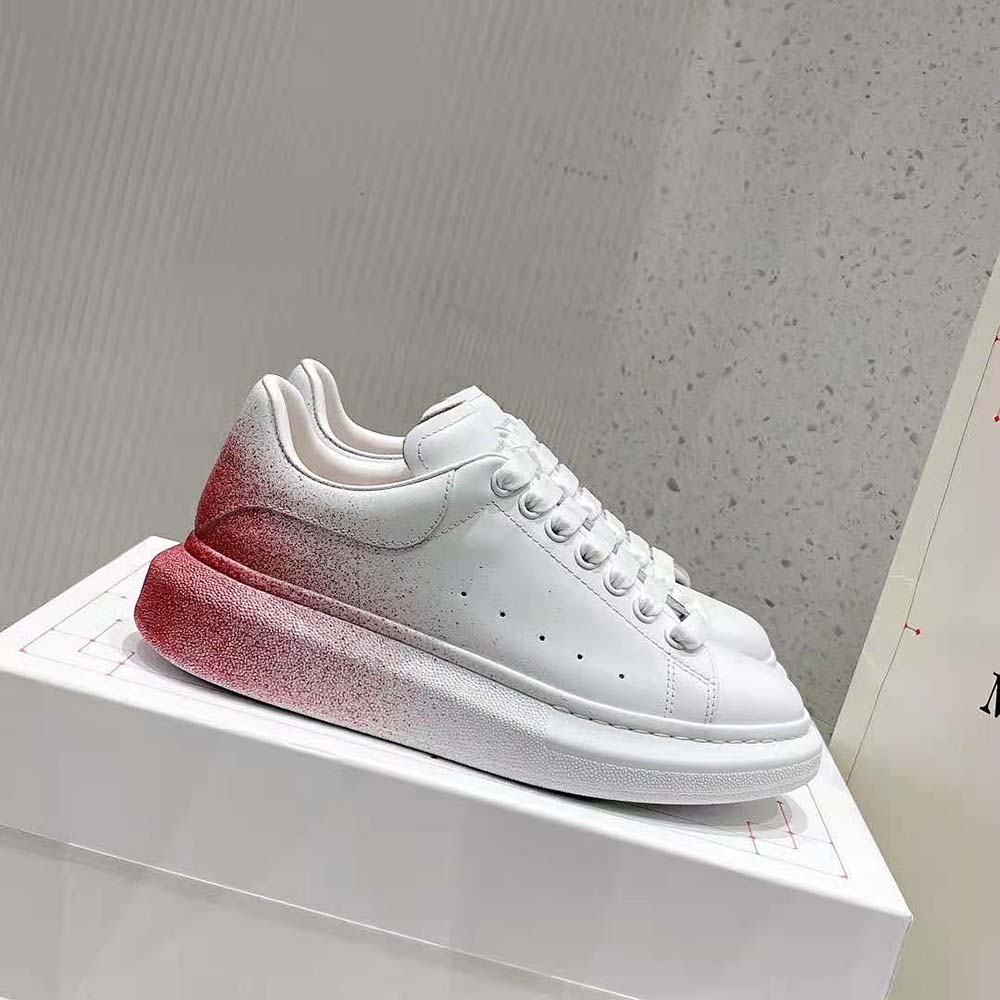 Alexander Mcqueen Women Oversized Sneaker in White/Pink - image 5