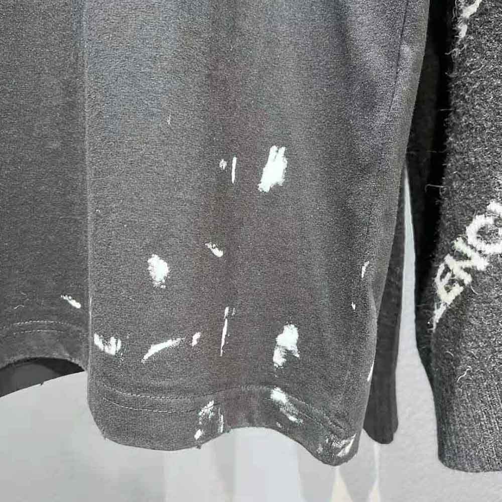 Balenciaga Women Metal T-Shirt Oversized in Black Vintage Jersey - image 9