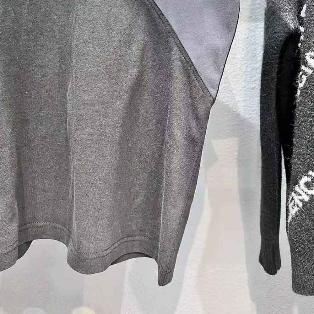 Balenciaga Women Sporty B Tracksuit T-Shirt in Black - image 10