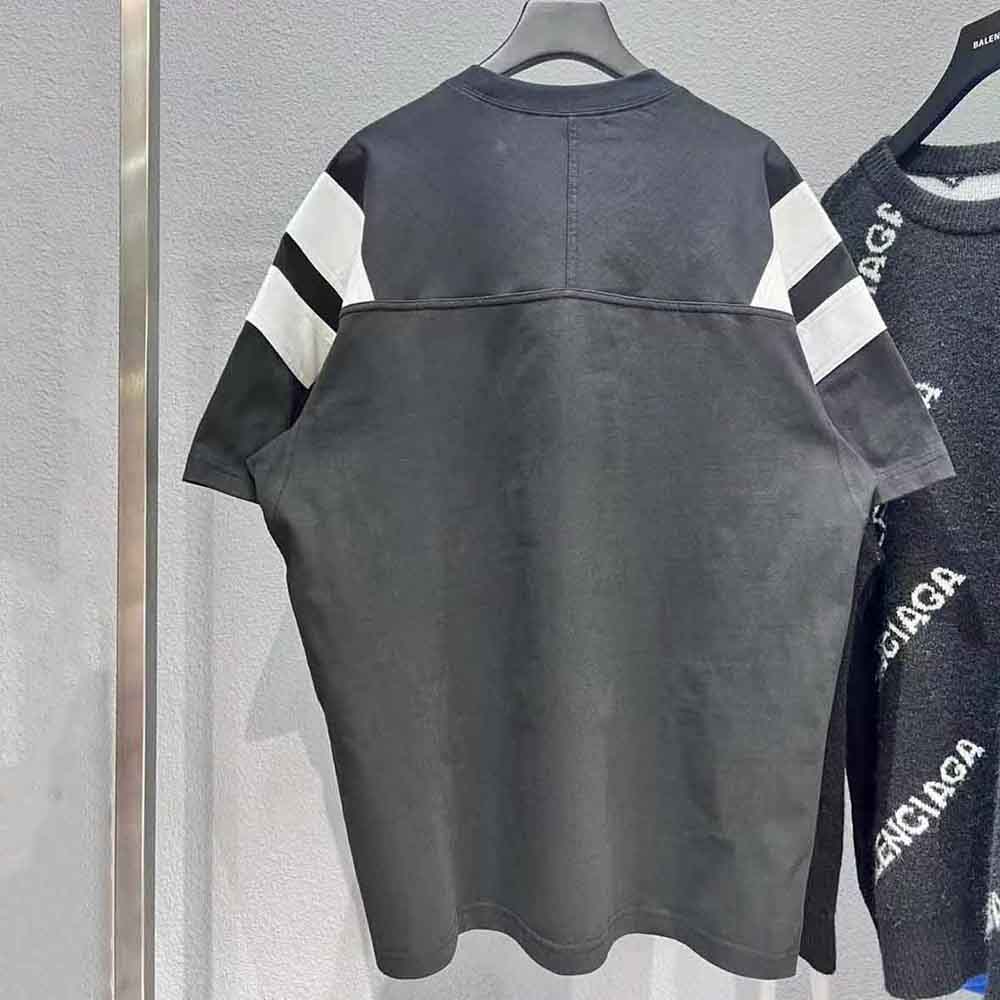 Balenciaga Women Sporty B Tracksuit T-Shirt in Black - image 4