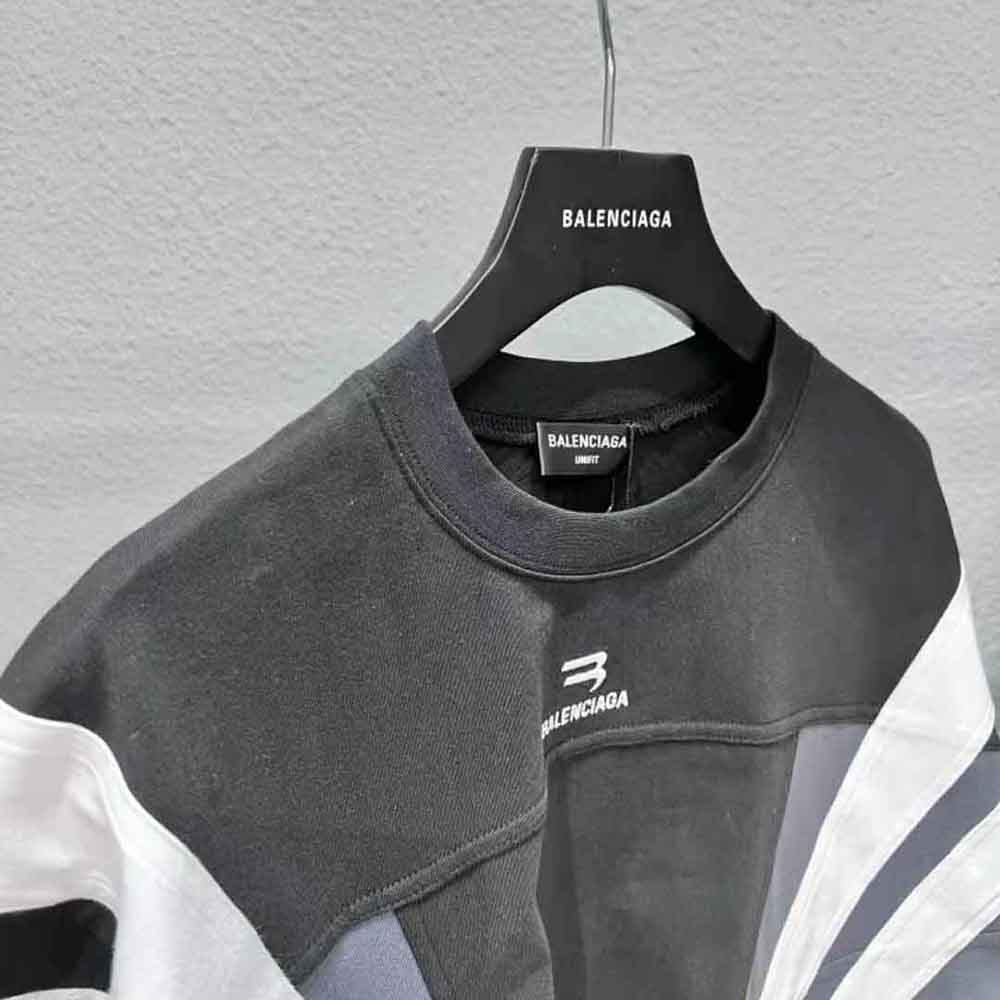 Balenciaga Women Sporty B Tracksuit T-Shirt in Black - image 7