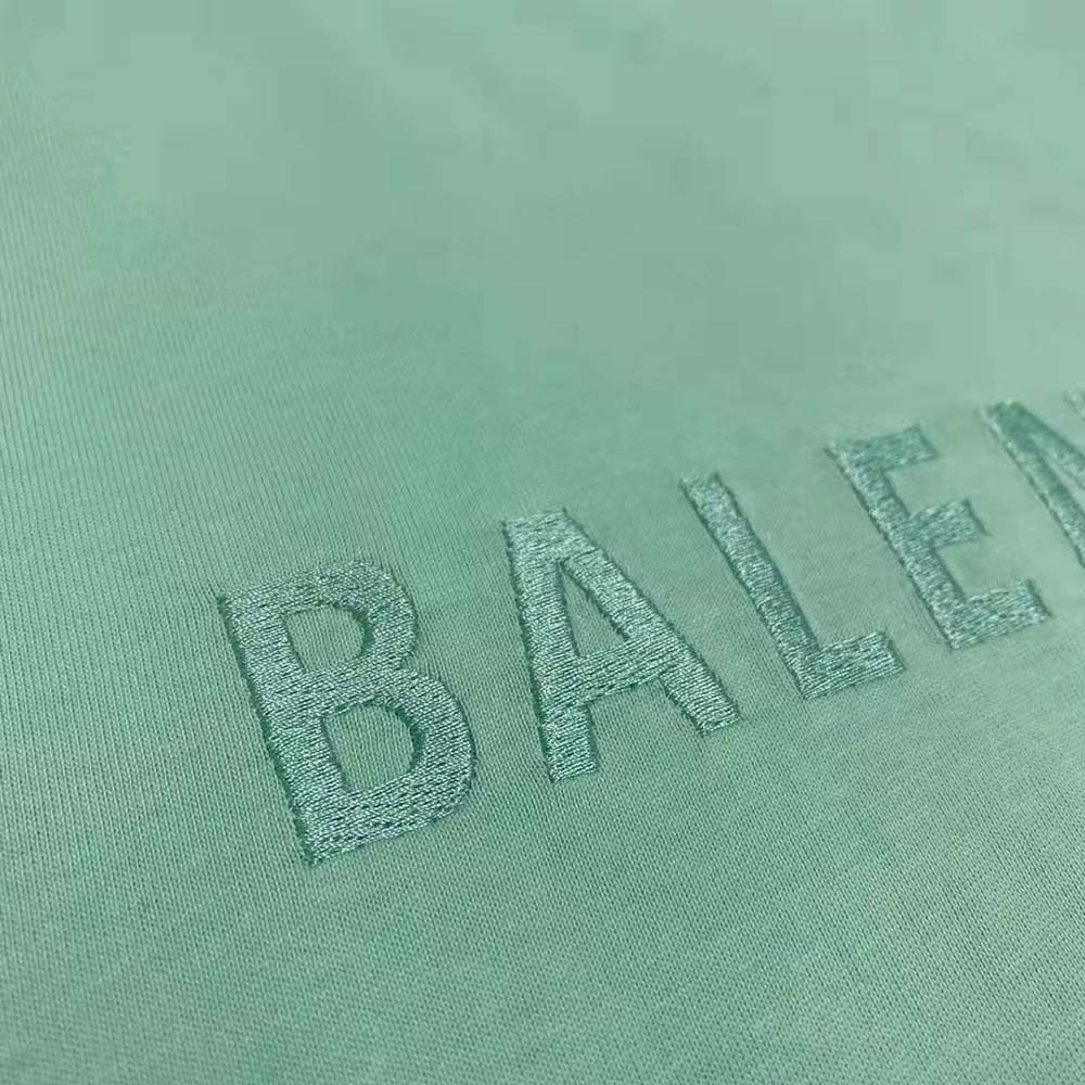Balenciaga Men Logo T-shirt Medium Fit in Green - image 5