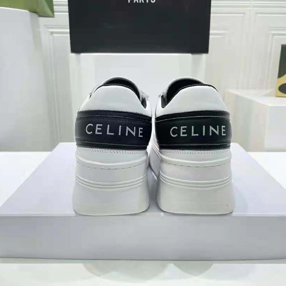 Celine Women Block Sneakers with Wedge Outsole in Calfskin - image 10