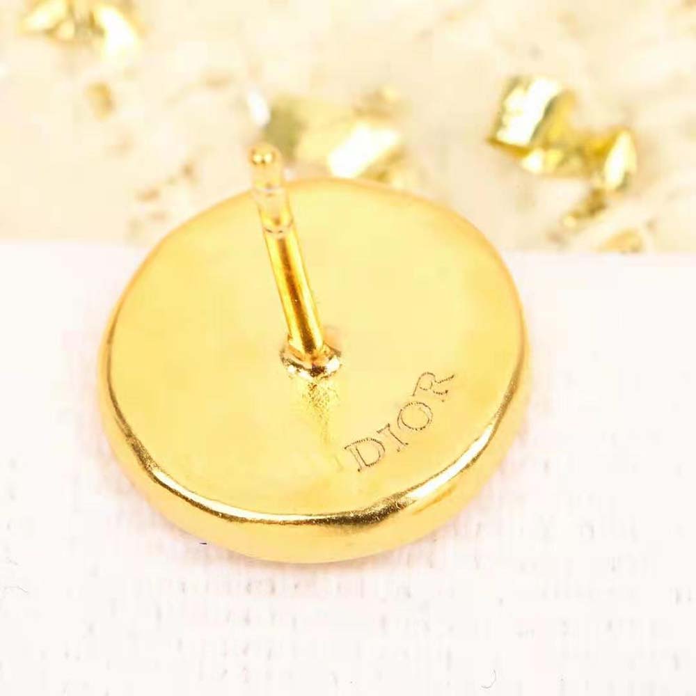 Dior Women 30 Montaigne Stud Earrings Gold-Finish Metal - image 6