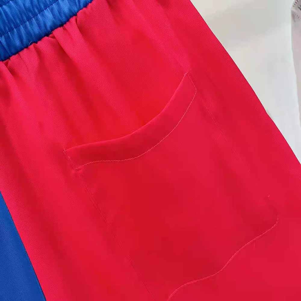 Dior Women Chez Moi Shorts Bright Pink and Fluorescent Blue Silk Twill - image 7
