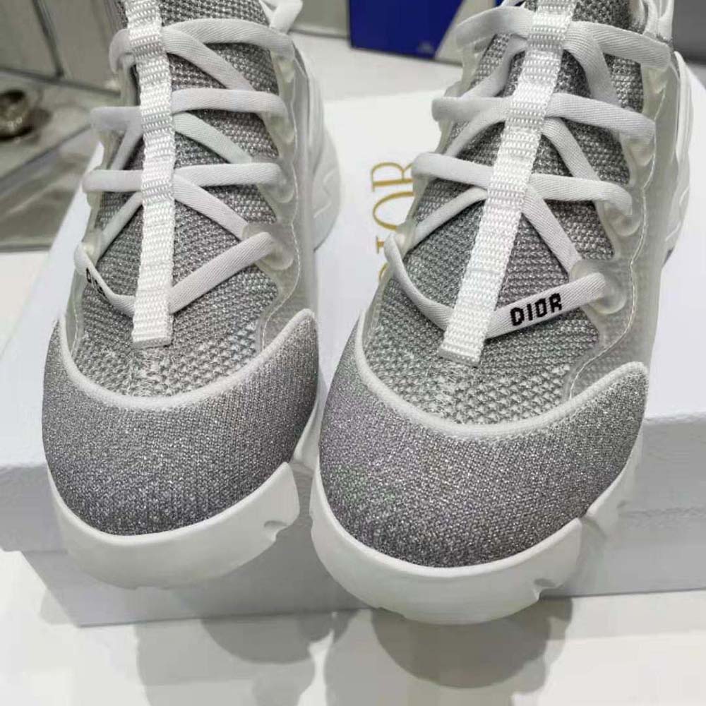 Dior Women D-Connect Sneaker Silver-Tone Laminated Mesh - image 10