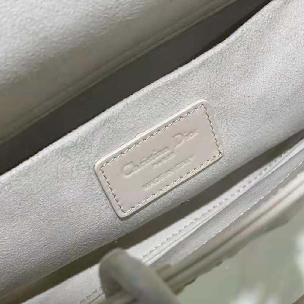 Dior Women Lady D-Joy Bag Latte Cannage Calfskin with Diamond Motif - image 10