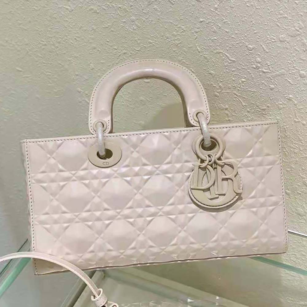 Dior Women Lady D-Joy Bag Latte Cannage Calfskin with Diamond Motif - image 4