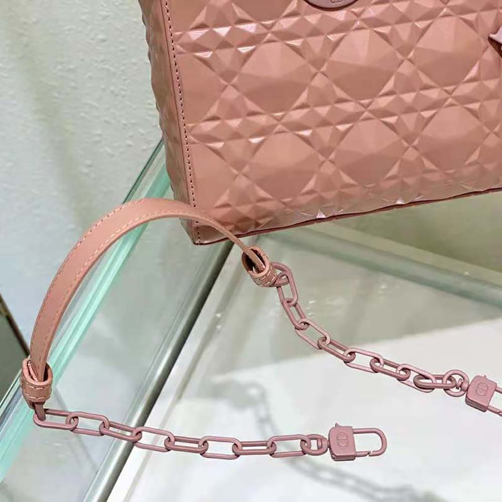Dior Women Lady D-Joy Bag Rose Des Vents Cannage Calfskin with Diamond Motif - image 8