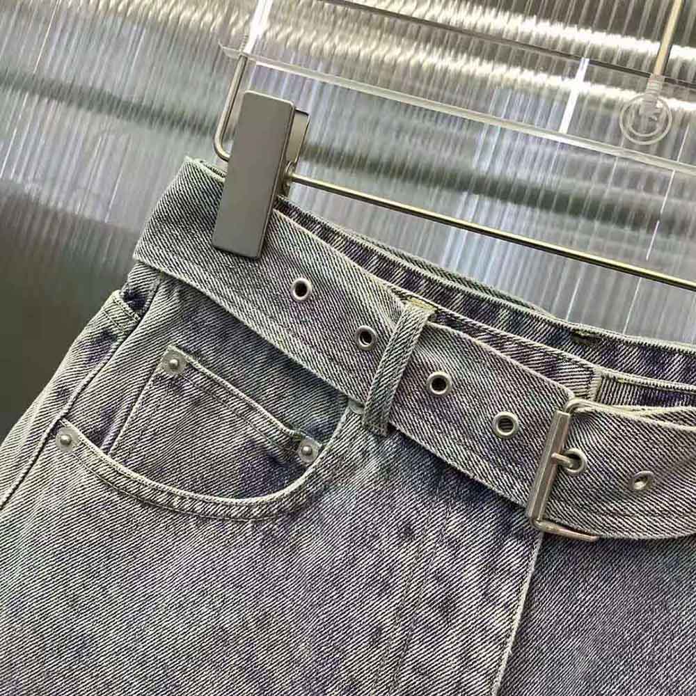 Dior Women Shorts Blue Cotton Denim - image 6