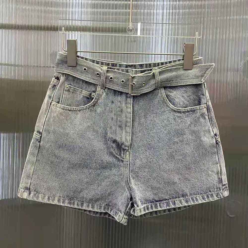 Dior Women Shorts Blue Cotton Denim - image 4