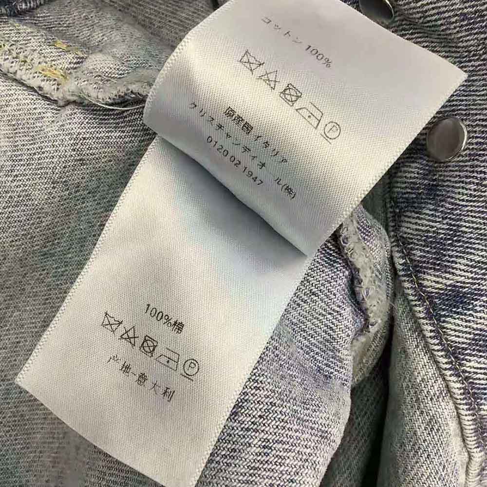 Dior Women Sleeveless Jacket Blue Cotton Denim - image 6
