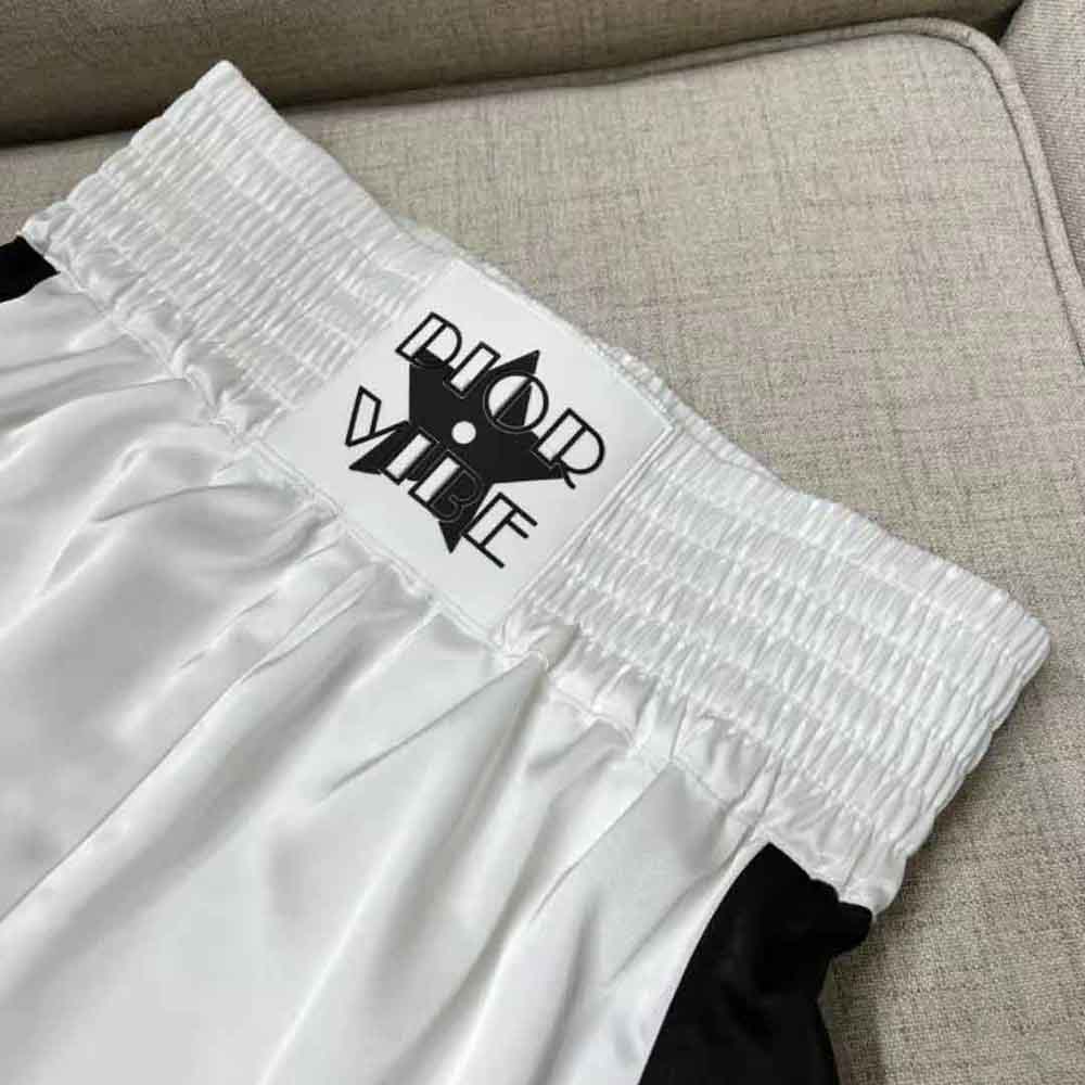 Dior Women Vibe Shorts White Technical Satin - image 5
