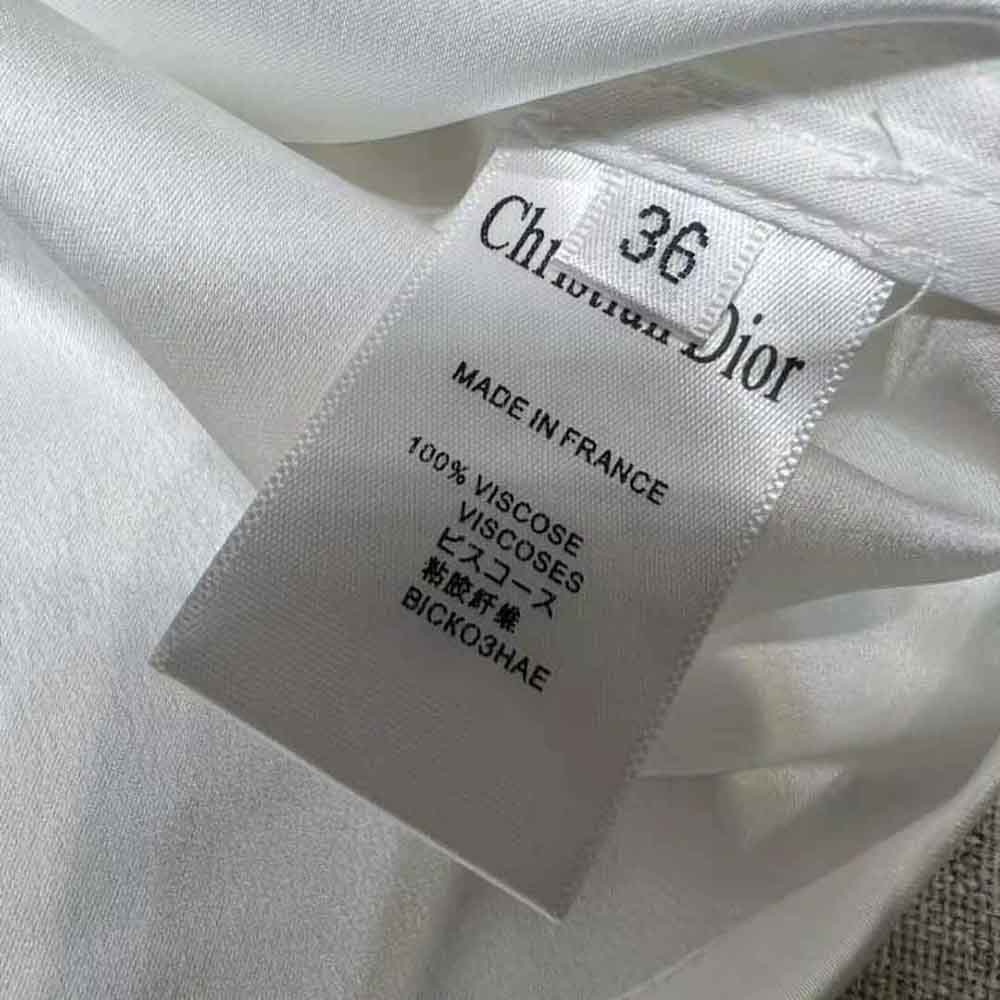 Dior Women Vibe Shorts White Technical Satin - image 6