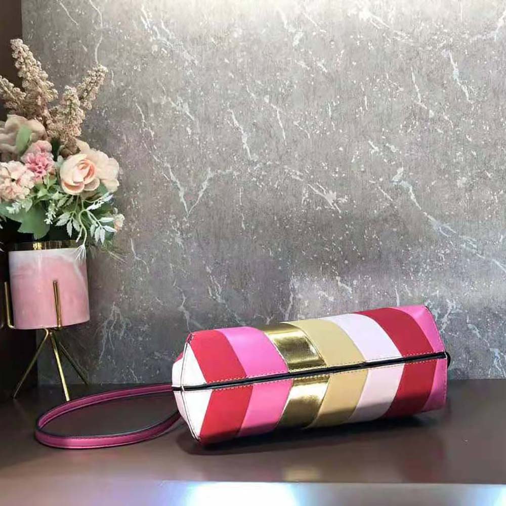 Fendi Women Fendi First Small Leather Bag with Multicolor Inlay - image 5