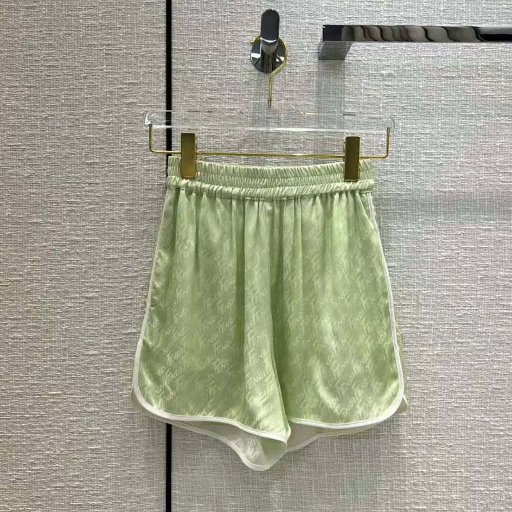 Fendi Women Pajama Set Multicolor Silk Pajama Set-Lime - image 8